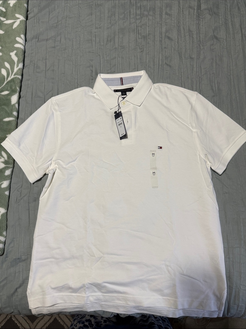 Tommy Hilfiger Men’s Regular Stretch White Polo